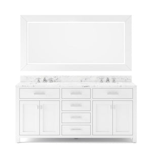 MADISON72WBF Bathroom/Vanities/Double Vanity Cabinets with Tops