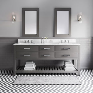 MADALYN72G Bathroom/Vanities/Double Vanity Cabinets with Tops