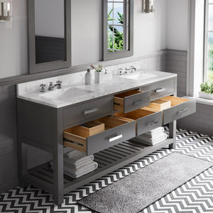 MADALYN72G Bathroom/Vanities/Double Vanity Cabinets with Tops