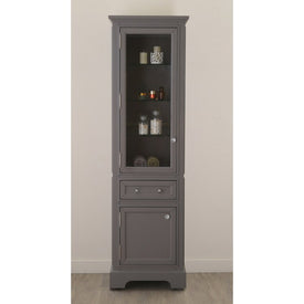 Derby Linen Cabinet in Cashmere Gray