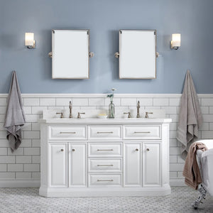 PA60D-0512PW Bathroom/Vanities/Single Vanity Cabinets with Tops