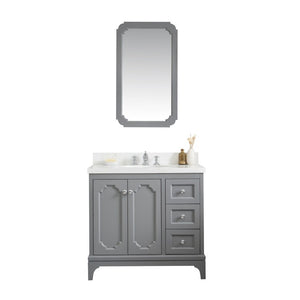 VQU036QCCG72 Bathroom/Vanities/Single Vanity Cabinets with Tops