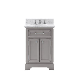 Derby 24" Single Bathroom Vanity in Cashmere Gray with Faucet