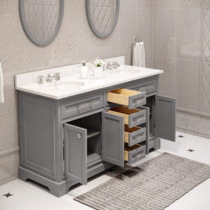 DERBY60GB Bathroom/Vanities/Double Vanity Cabinets with Tops