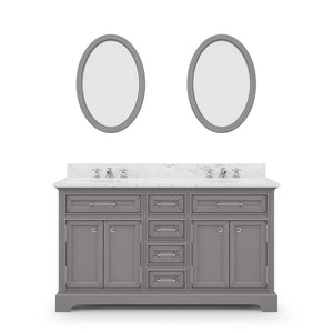 DERBY60GB Bathroom/Vanities/Double Vanity Cabinets with Tops