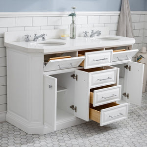 PA60A-0100PW Bathroom/Vanities/Single Vanity Cabinets with Tops