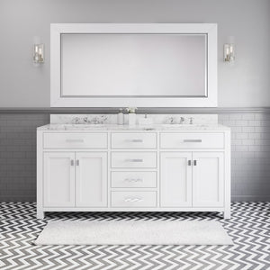 MADISON72WB Bathroom/Vanities/Double Vanity Cabinets with Tops