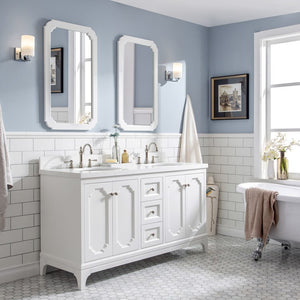 VQU060QCPW57 Bathroom/Vanities/Double Vanity Cabinets with Tops