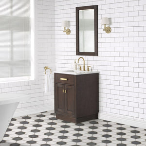 CH24D-0614BK Bathroom/Vanities/Single Vanity Cabinets with Tops