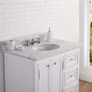 DERBY36WBF Bathroom/Vanities/Single Vanity Cabinets with Tops