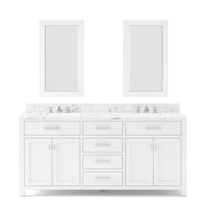 MADISON72WC Bathroom/Vanities/Double Vanity Cabinets with Tops