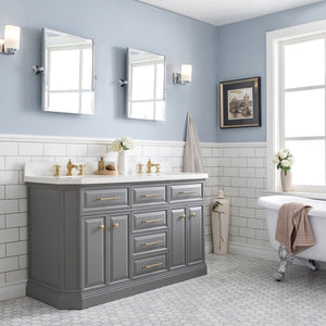 PA60D-0613CG Bathroom/Vanities/Single Vanity Cabinets with Tops