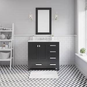 MADISON36EB Bathroom/Vanities/Single Vanity Cabinets with Tops