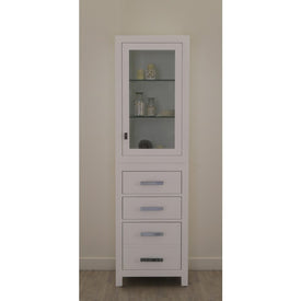 Madison Linen Cabinet in White