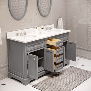 DERBY60GF Bathroom/Vanities/Double Vanity Cabinets with Tops