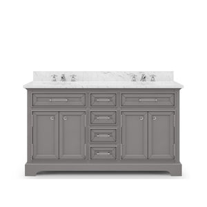 DERBY60GF Bathroom/Vanities/Double Vanity Cabinets with Tops