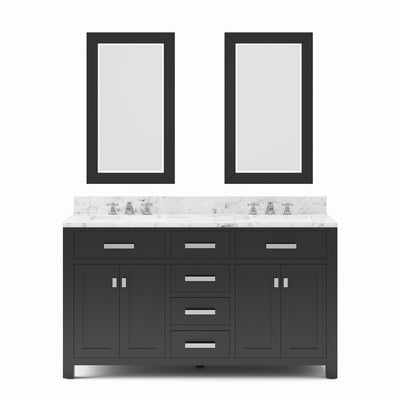 MADISON60ECF Bathroom/Vanities/Double Vanity Cabinets with Tops