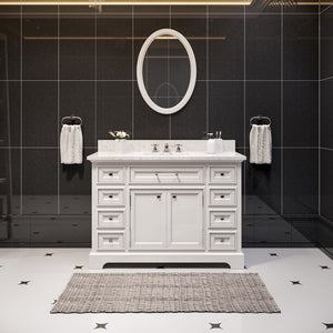 DERBY48WBF Bathroom/Vanities/Single Vanity Cabinets with Tops