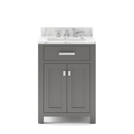Madison 24" Single Bathroom Vanity in Cashmere Gray with Faucet