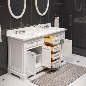 DERBY60WB Bathroom/Vanities/Double Vanity Cabinets with Tops