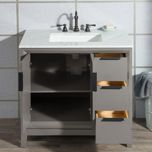 VEL036CWCG27 Bathroom/Vanities/Single Vanity Cabinets with Tops