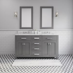 MADISON60GC Bathroom/Vanities/Double Vanity Cabinets with Tops