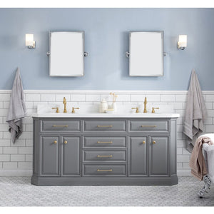 PA72D-0612CG Bathroom/Vanities/Single Vanity Cabinets with Tops