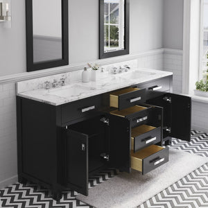 MADISON72ECF Bathroom/Vanities/Double Vanity Cabinets with Tops