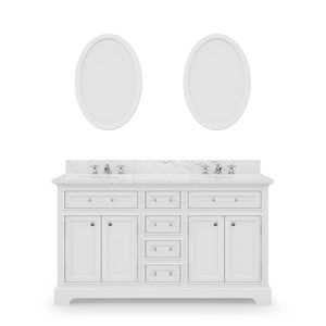DERBY60WBF Bathroom/Vanities/Double Vanity Cabinets with Tops