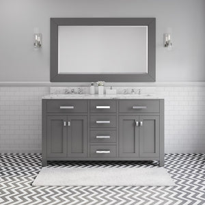 MADISON60GBF Bathroom/Vanities/Double Vanity Cabinets with Tops