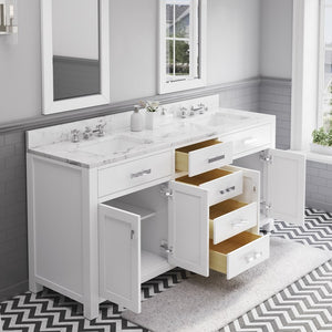 MADISON72WCF Bathroom/Vanities/Double Vanity Cabinets with Tops