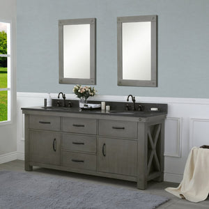 VAB072BLGG05 Bathroom/Vanities/Double Vanity Cabinets with Tops