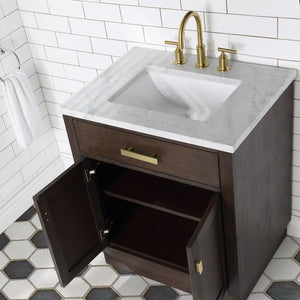 CH30B-0600BK Bathroom/Vanities/Single Vanity Cabinets with Tops