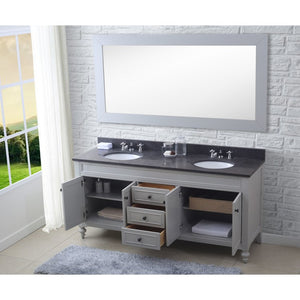 POTENZA72EG Bathroom/Vanities/Double Vanity Cabinets with Tops