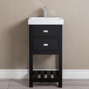 VERA18E Bathroom/Vanities/Single Vanity Cabinets with Tops