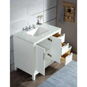 VEL036CWPW02 Bathroom/Vanities/Single Vanity Cabinets with Tops
