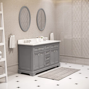 DERBY60G Bathroom/Vanities/Double Vanity Cabinets with Tops