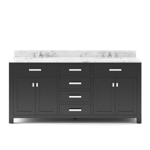 MADISON72EF Bathroom/Vanities/Double Vanity Cabinets with Tops