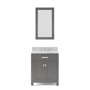 MADISON30GB Bathroom/Vanities/Single Vanity Cabinets with Tops