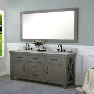 VAB072CWGG02 Bathroom/Vanities/Double Vanity Cabinets with Tops