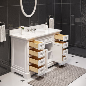 DERBY48WB Bathroom/Vanities/Single Vanity Cabinets with Tops