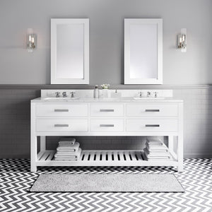 MADALYN72W Bathroom/Vanities/Double Vanity Cabinets with Tops