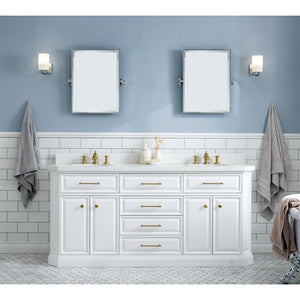 PA72C-0613PW Bathroom/Vanities/Single Vanity Cabinets with Tops