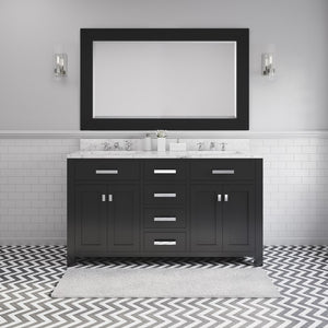MADISON60EB Bathroom/Vanities/Double Vanity Cabinets with Tops