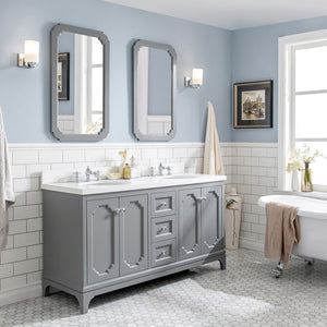 VQU060QCCG72 Bathroom/Vanities/Double Vanity Cabinets with Tops