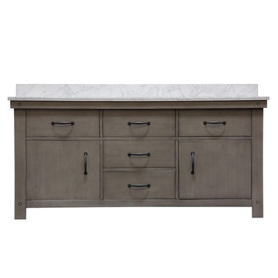 Product Image: VAB072CWGG07 Bathroom/Vanities/Double Vanity Cabinets with Tops