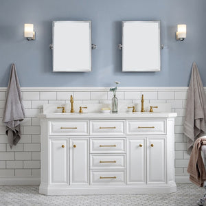 PA60B-0600PW Bathroom/Vanities/Single Vanity Cabinets with Tops