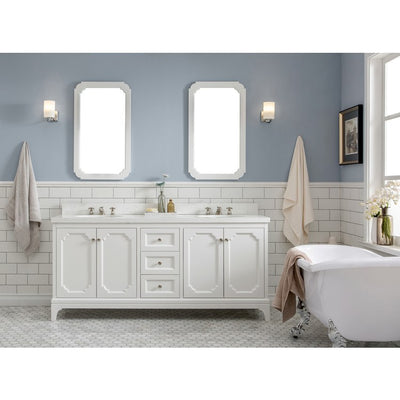 VQU072QCPW50 Bathroom/Vanities/Double Vanity Cabinets with Tops