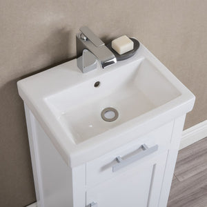 MIA18W Bathroom/Vanities/Single Vanity Cabinets with Tops
