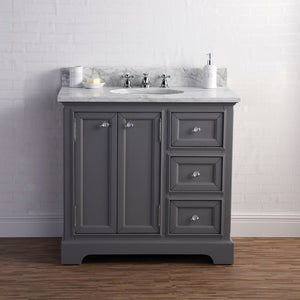 DERBY36G Bathroom/Vanities/Single Vanity Cabinets with Tops